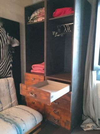 Vestidor, armario ropero con cajones