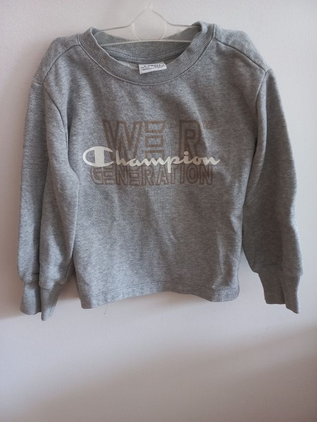 Sudadera Champion gris 5 y 6 años