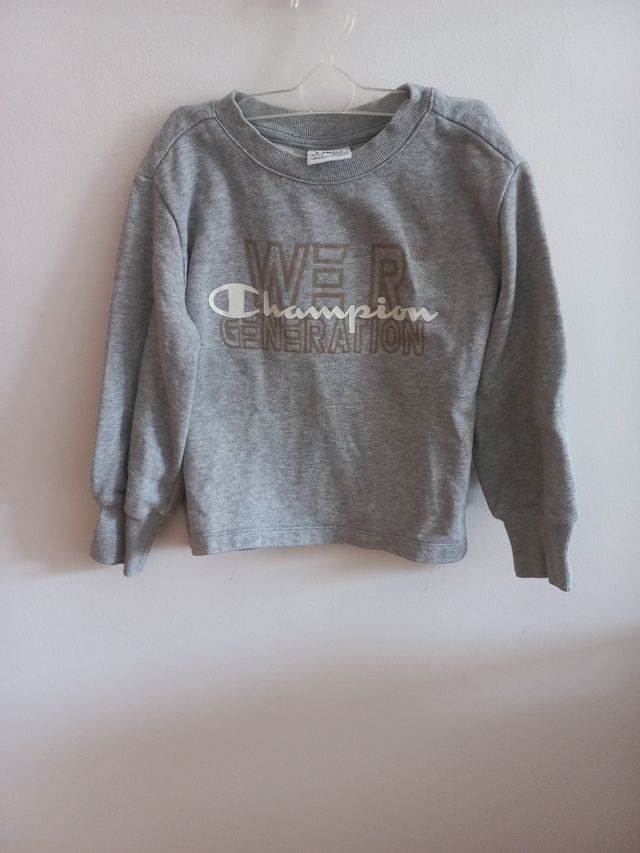 Sudadera Champion gris 5 y 6 años