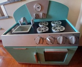COCINA JUGUETE MADERA PARA NIÑ@S BUEN ESTADO