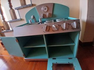 COCINA JUGUETE MADERA PARA NIÑ@S BUEN ESTADO