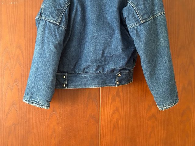 Chaqueta de jean vintage con corderito. UNISEX