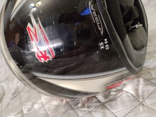 Casco moto NZI diseño fuego