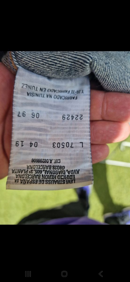 Chaqueta Levi's  trucker ethnic