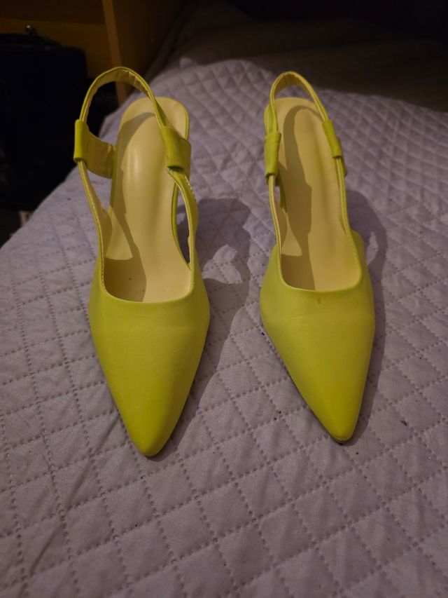 Tacones aguja11 cm neón - Talla 37