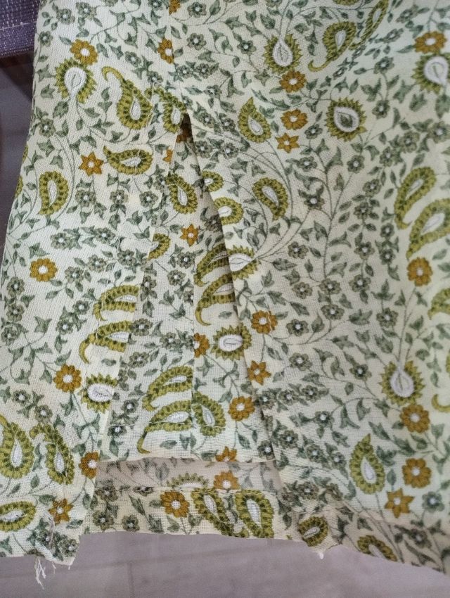 Falda en distintos tonos de verde