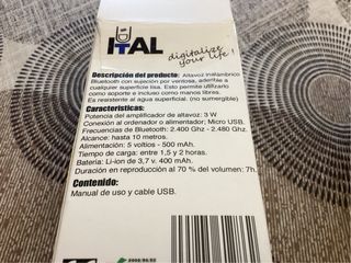 Mini atavoz bluetooth  2uds.