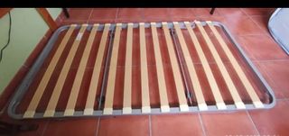 somier de láminas de 90 cm x 180 cm con patas