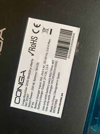 Aspiradora Conga líquidos sólidos