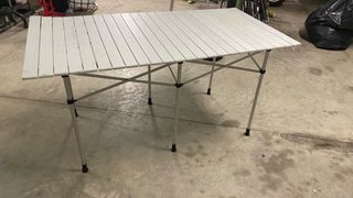 mesa enrollable camping