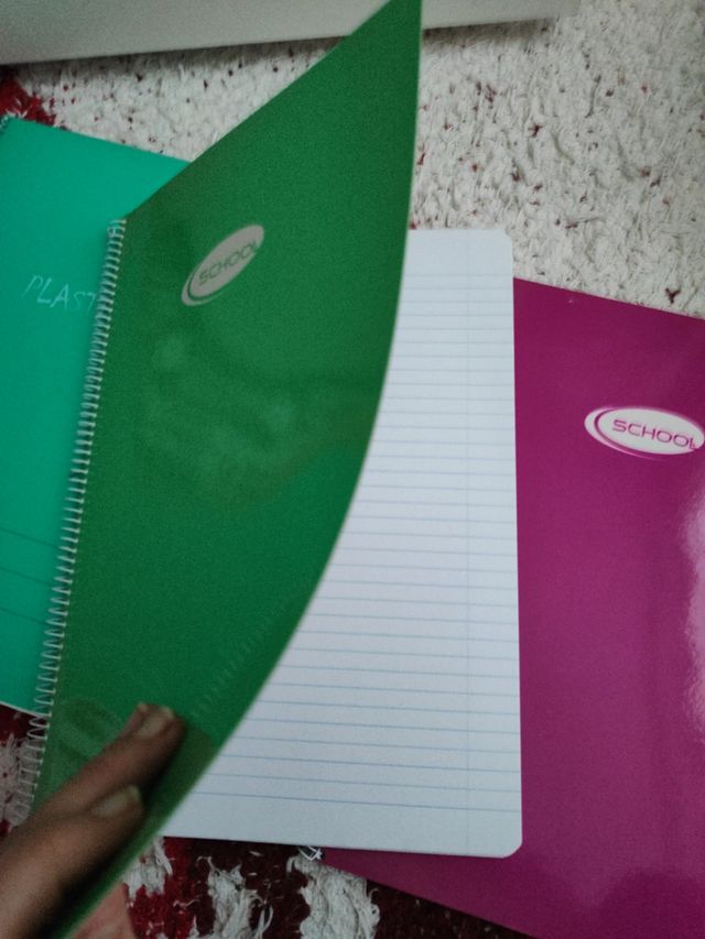 4 Libretas espiral nuevas