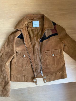 Chaqueta ante Mango
