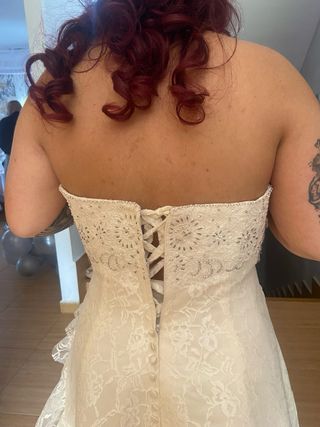 Vestido novia blanco roto. Negociable.