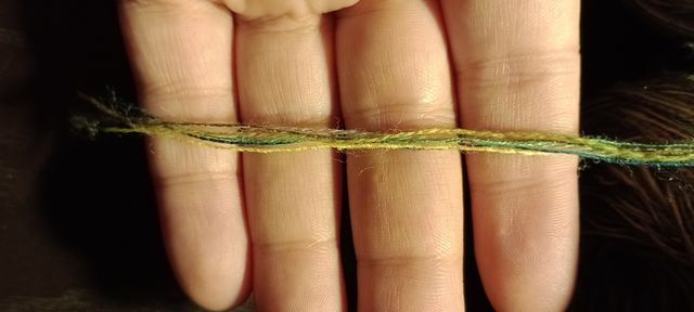 Gomitoli melange verde