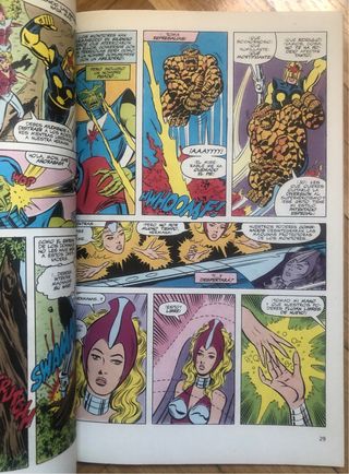 Selecciones Marvel La cosa Nova y Rayo Negro