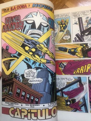 Selecciones Marvel La cosa Nova y Rayo Negro