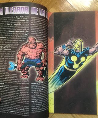 Selecciones Marvel La cosa Nova y Rayo Negro