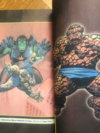 Selecciones Marvel La cosa Nova y Rayo Negro