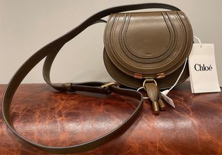 Bolso Chloé Marcie - Cuero Dark Khaki