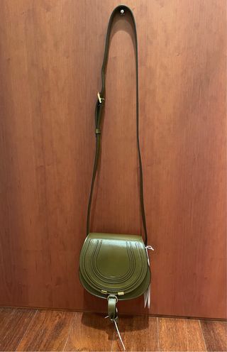 Bolso Chloé Marcie - Cuero Dark Khaki