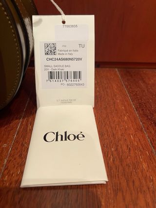 Bolso Chloé Marcie - Cuero Dark Khaki