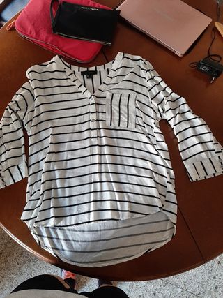 Blusa de rallas