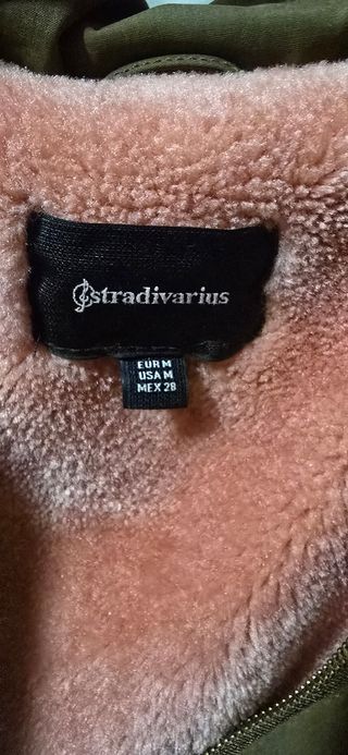 Chaqueta Stradivarius M - Verde Militar