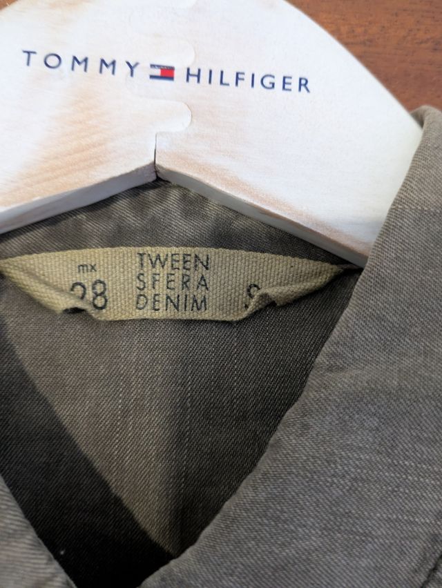 Camisa verde botella talla s