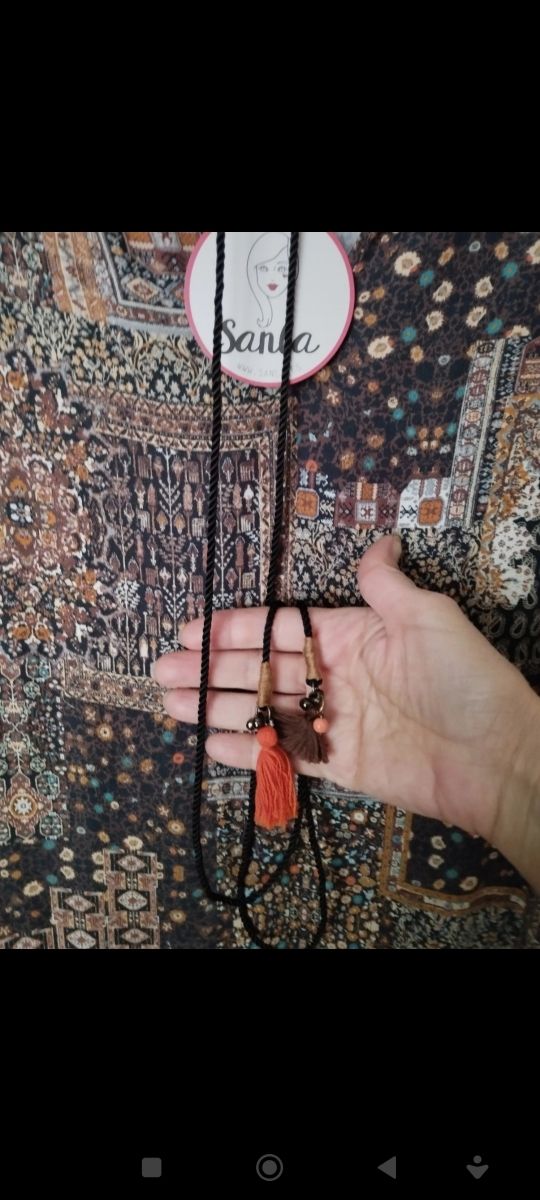 Vestido boho chic multicolor