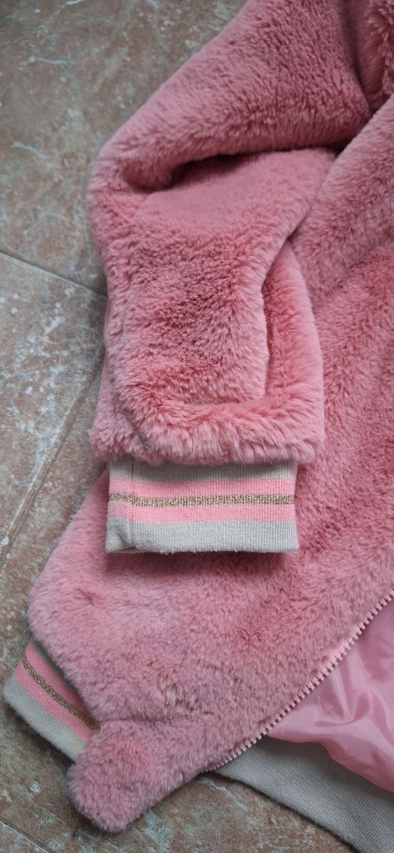 Cazadora pelo rosa  talla 15-16