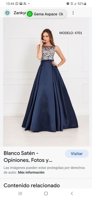 Vestido invitada XM Collection, talla 44