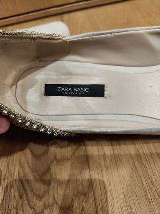 Merceditas Strass marca Zara,de pulsera al tobillo