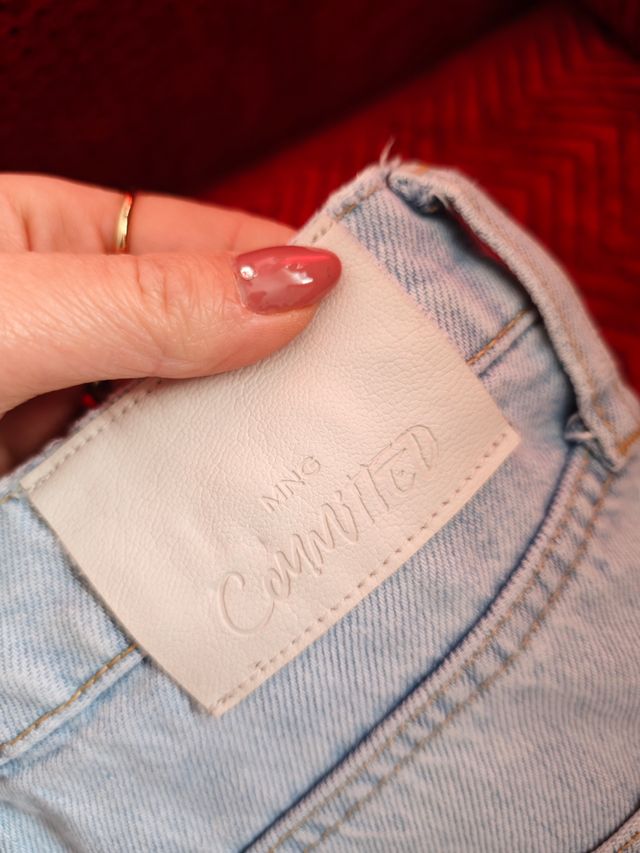 Pantalón vaquero wide leg ancho