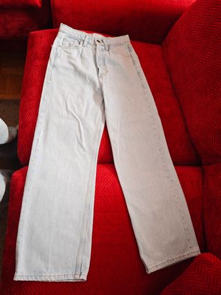 Pantalón vaquero wide leg ancho