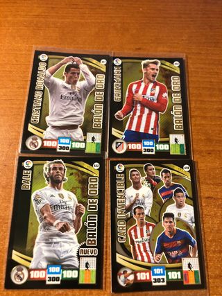 Lote balones de oro adrenalyn 2015/2016
