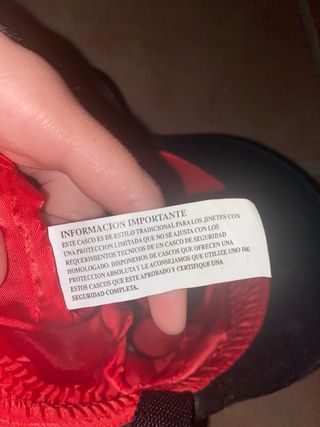 Casco equitación competición niño/a