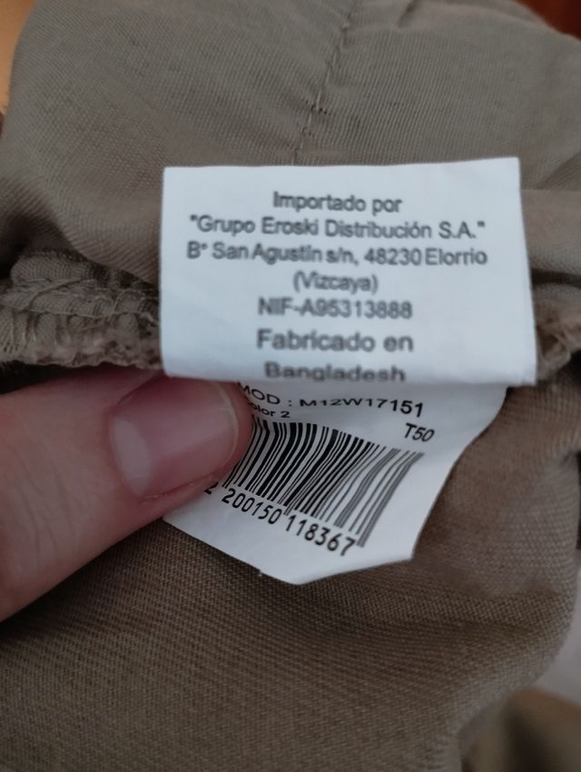 Pantalón largo de mujer de Eroski