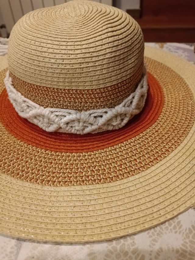 Diademas para sombreros en macrame