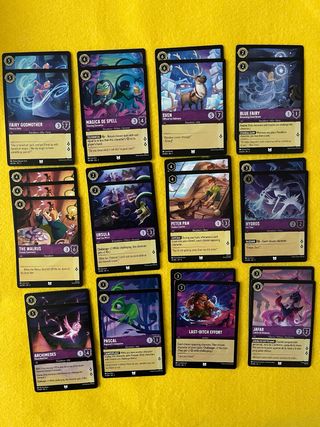 Cartas Lorcana Amatista poco comunes