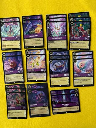 Cartas Lorcana Amatista poco comunes