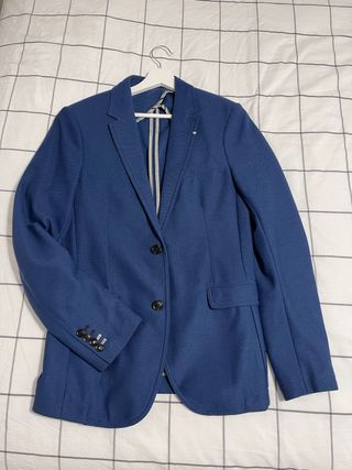 Blazer Zara Man azul