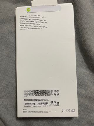 Funda iPhone 12 Pro Max Silicona MagSafe Azul