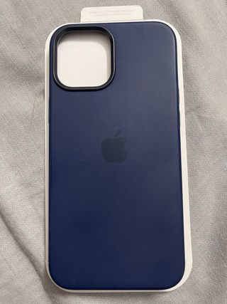 Funda iPhone 12 Pro Max Silicona MagSafe Azul