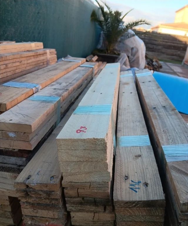 Madera para palets reciclada