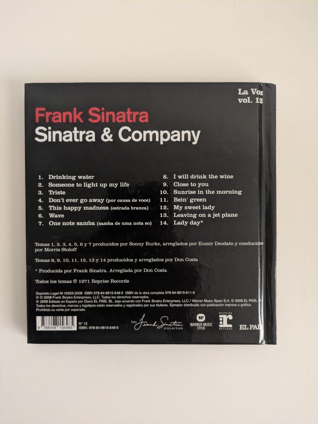 CD - libro Frank Sinatra. "Sinatra and company"