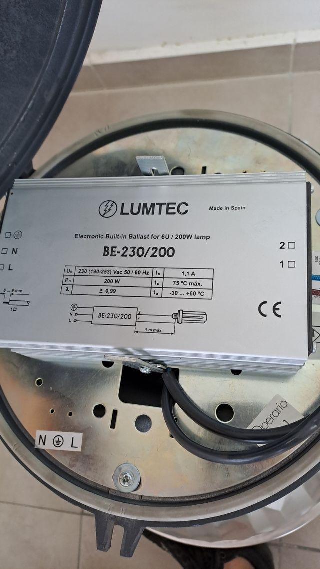 Foco industrial potente
2 unidades