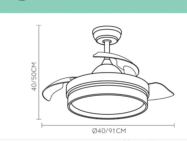VENTILADOR DE TECHO SOLO ENVIO