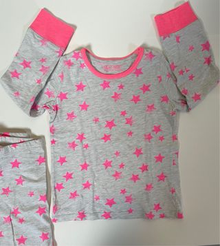 Pigiama Mothercare 4 anni con stelle fucsia
