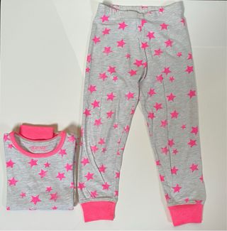 Pigiama Mothercare 4 anni con stelle fucsia