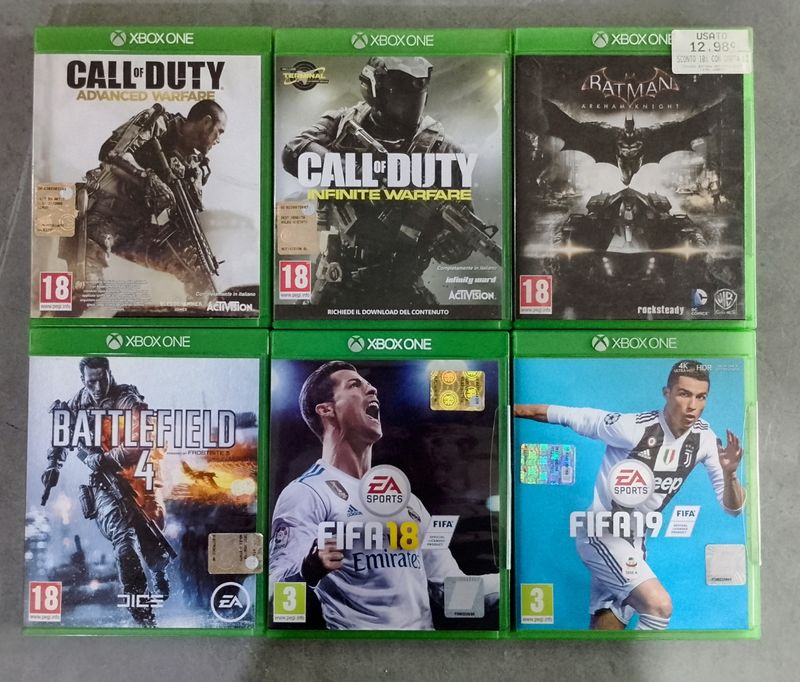 Imagen de 6 juegos de Xbox One.